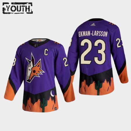 Arizona Coyotes Oliver Ekman-Larsson 23 2020-21 Reverse Retro Authentic Shirt - Kinderen